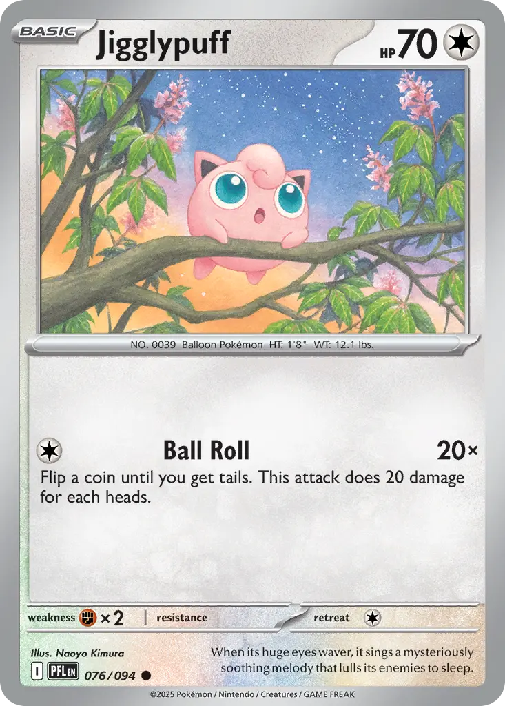 Jigglypuff (Phantasmal Flames) - Pokémon in TCG Land México