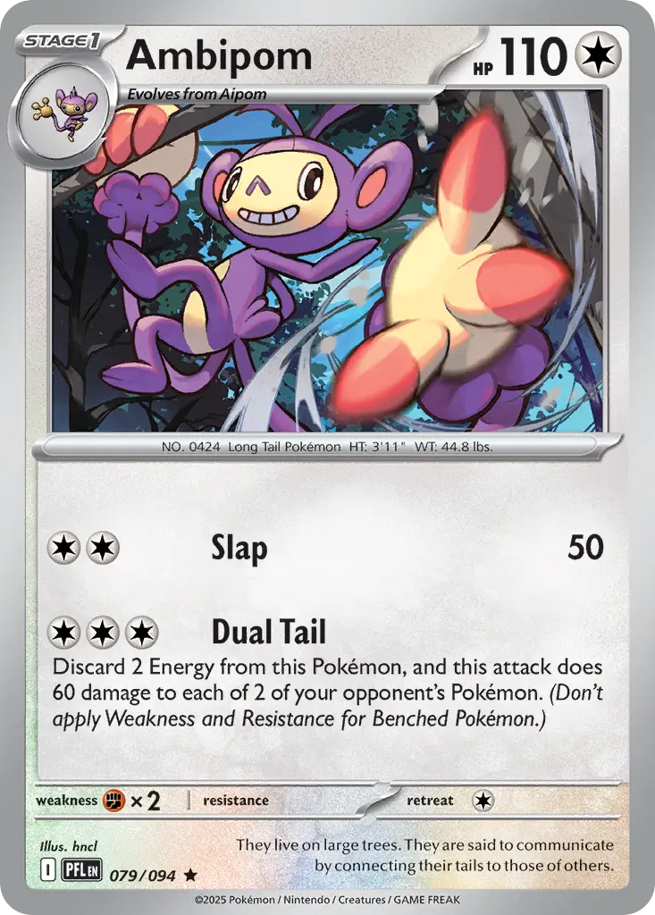 Ambipom (Phantasmal Flames) - Pokémon in TCG Land México