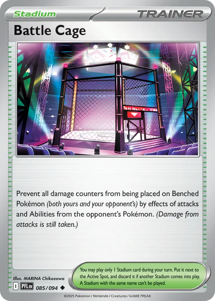 Battle Cage (Phantasmal Flames) - Pokémon in TCG Land México