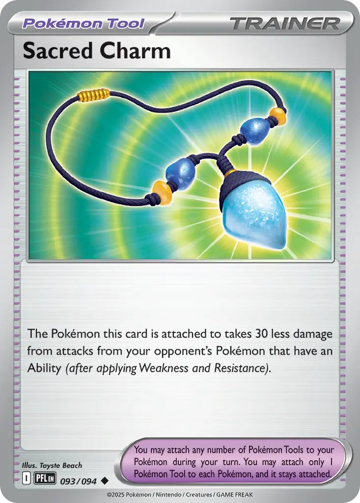 Sacred Charm (Phantasmal Flames) - Pokémon in TCG Land México