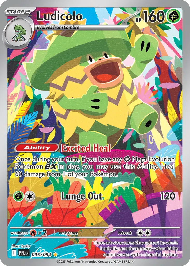 Ludicolo (Phantasmal Flames) - Pokémon in TCG Land México