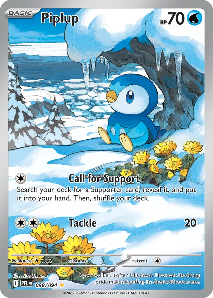 Piplup (Phantasmal Flames) - Pokémon in TCG Land México