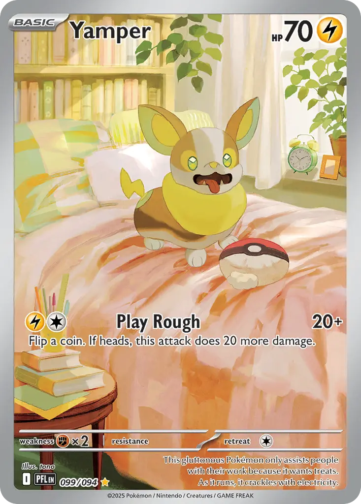 Yamper (Phantasmal Flames) - Pokémon in TCG Land México