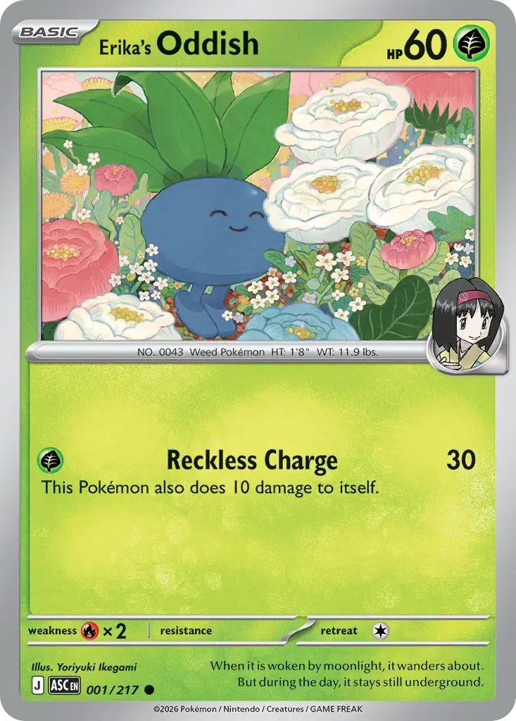 Erika's Oddish (Ascended Heroes) - Pokémon in TCG Land México