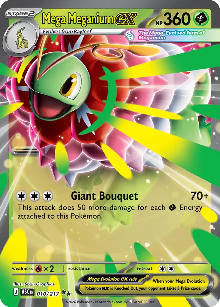 Mega Meganium ex (Ascended Heroes) - Pokémon in TCG Land México