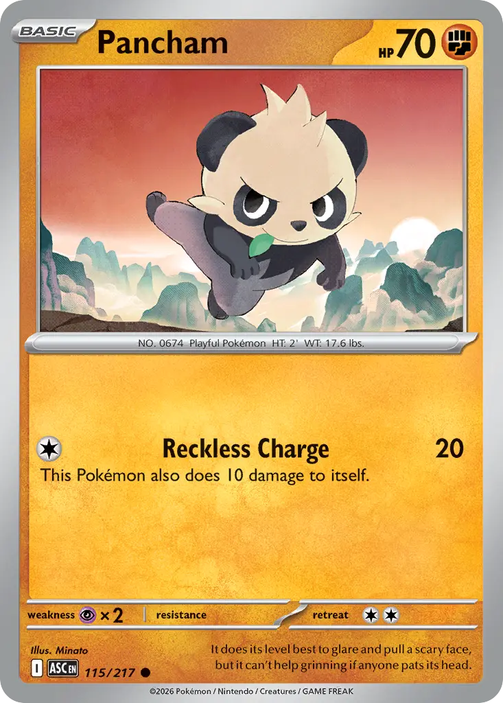 Pancham (Ascended Heroes) - Pokémon in TCG Land México