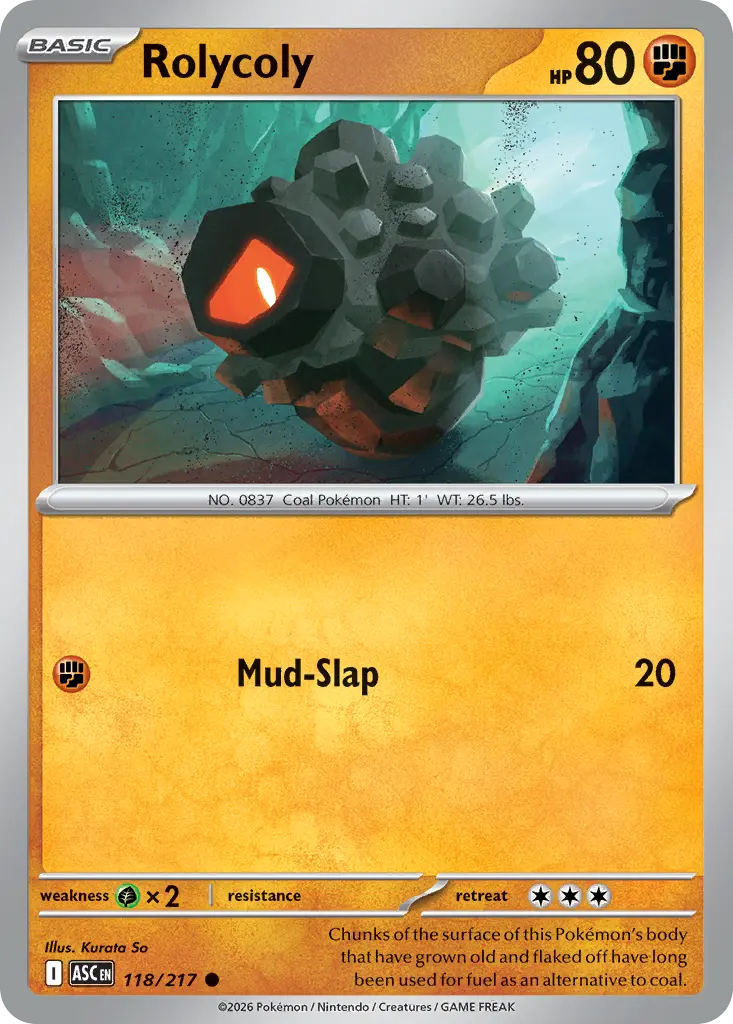 Rolycoly (Ascended Heroes) - Pokémon in TCG Land México