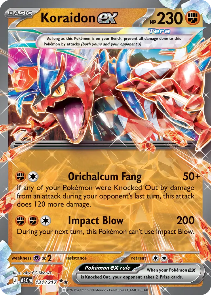 Koraidon ex (Ascended Heroes) - Pokémon in TCG Land México