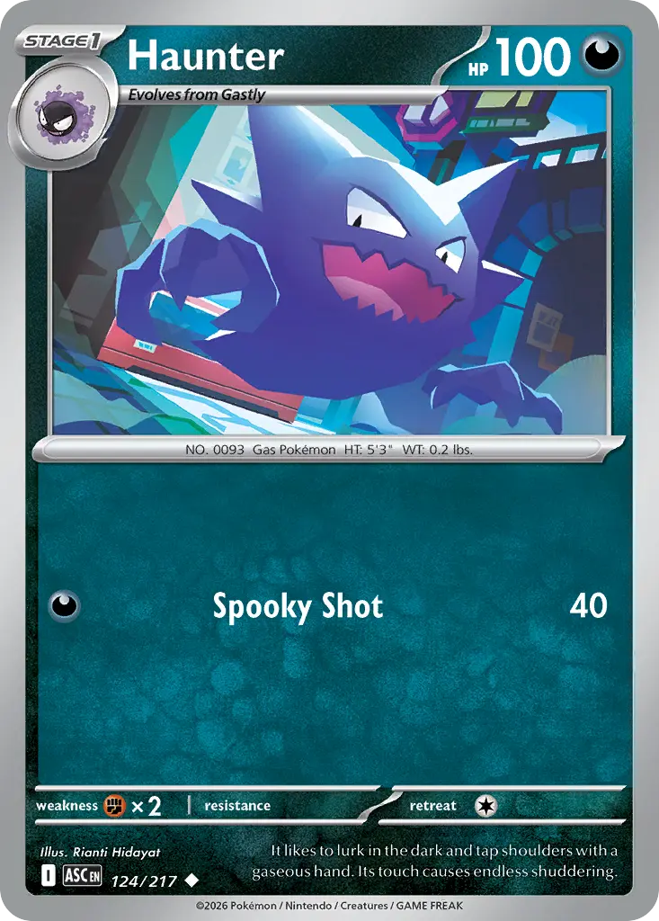 Haunter (Ascended Heroes) - Pokémon in TCG Land México