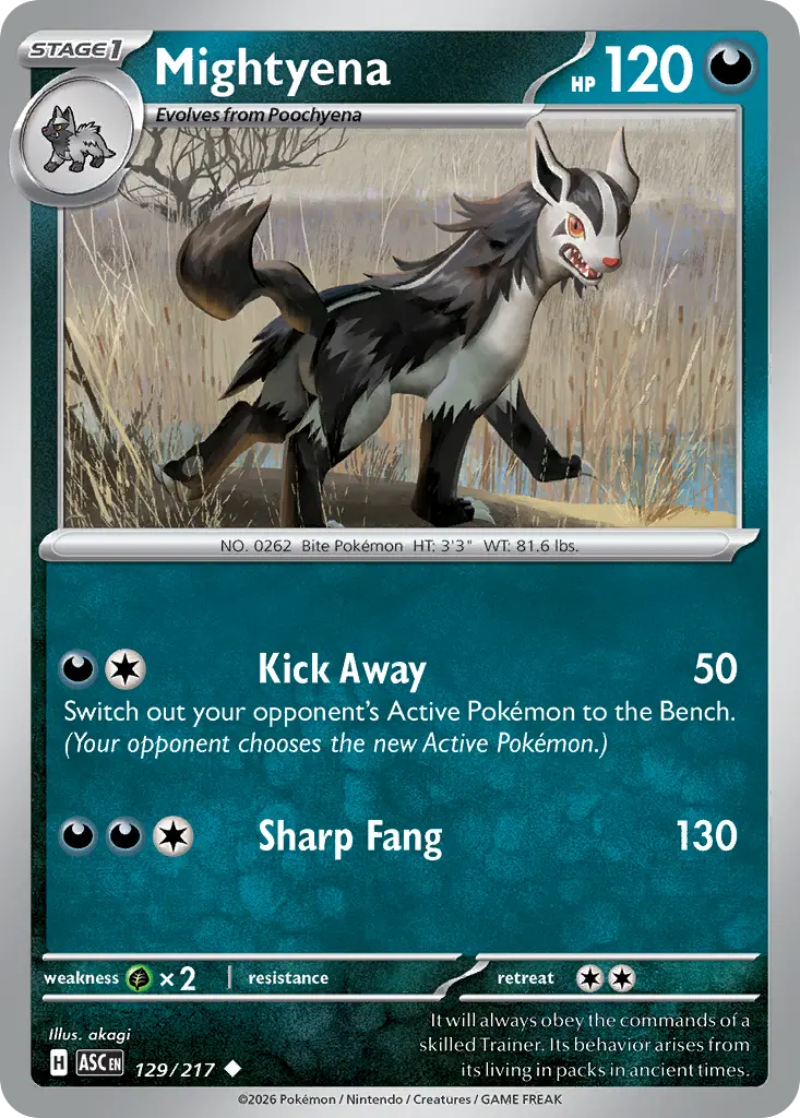 Mightyena (Ascended Heroes) - Pokémon in TCG Land México