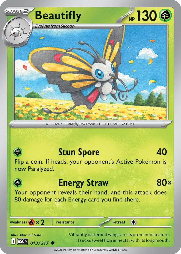 Beautifly (Ascended Heroes) - Pokémon in TCG Land México