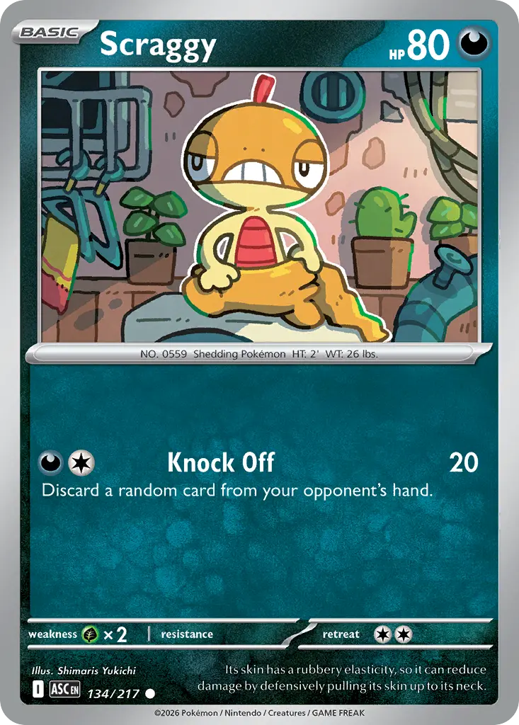 Scraggy (Ascended Heroes) - Pokémon in TCG Land México