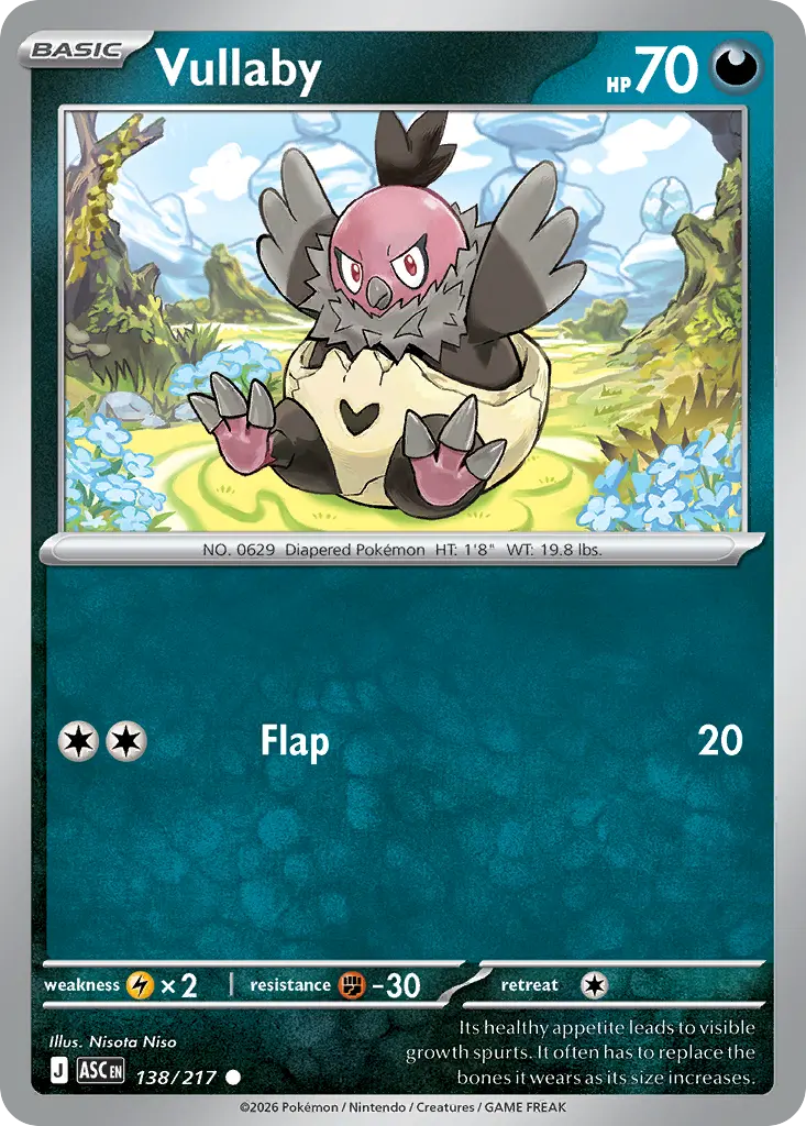 Vullaby (Ascended Heroes) - Pokémon in TCG Land México