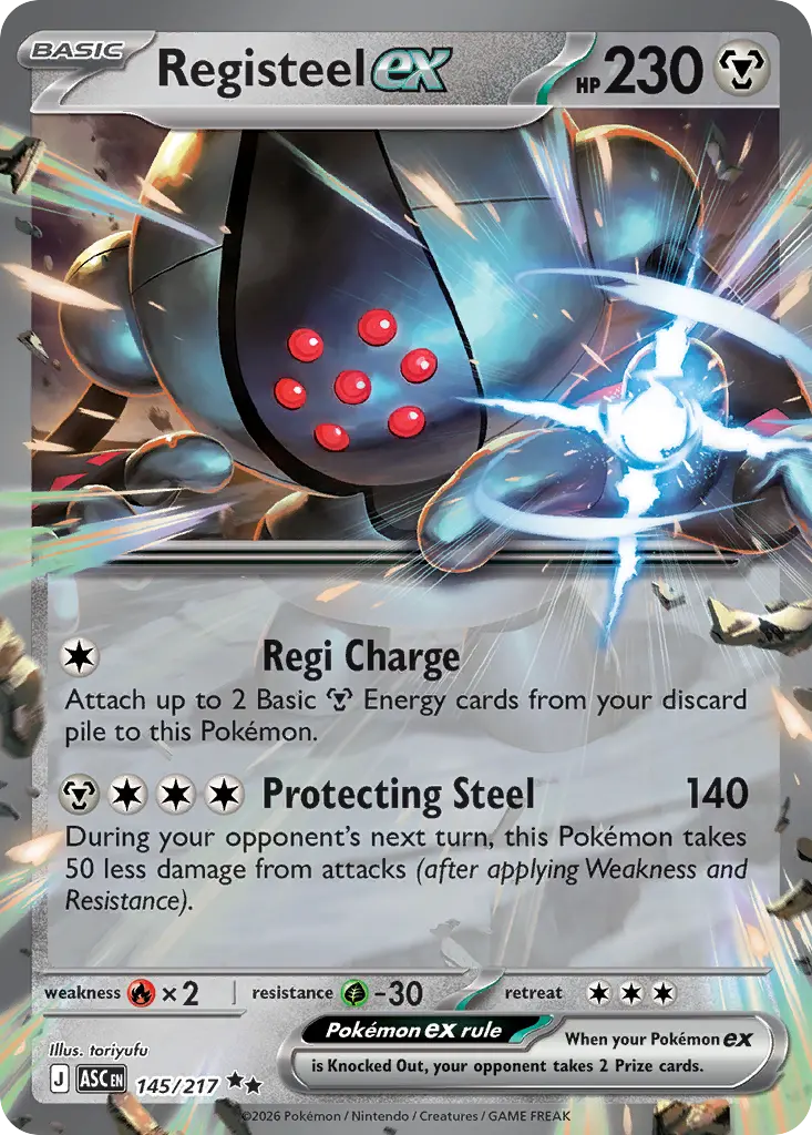 Registeel ex (Ascended Heroes) - Pokémon in TCG Land México