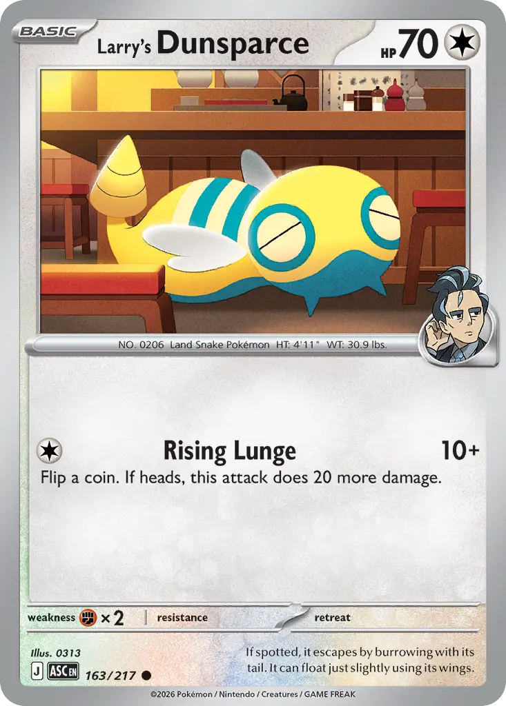 Larry's Dunsparce (Ascended Heroes) - Pokémon in TCG Land México