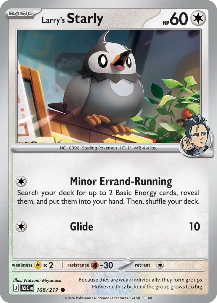 Larry's Starly (Ascended Heroes) - Pokémon in TCG Land México