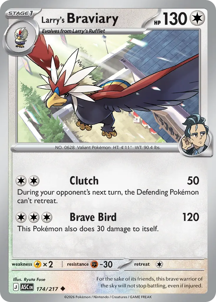 Larry's Braviary (Ascended Heroes) - Pokémon in TCG Land México