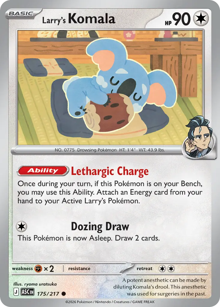 Larry's Komala (Ascended Heroes) - Pokémon in TCG Land México