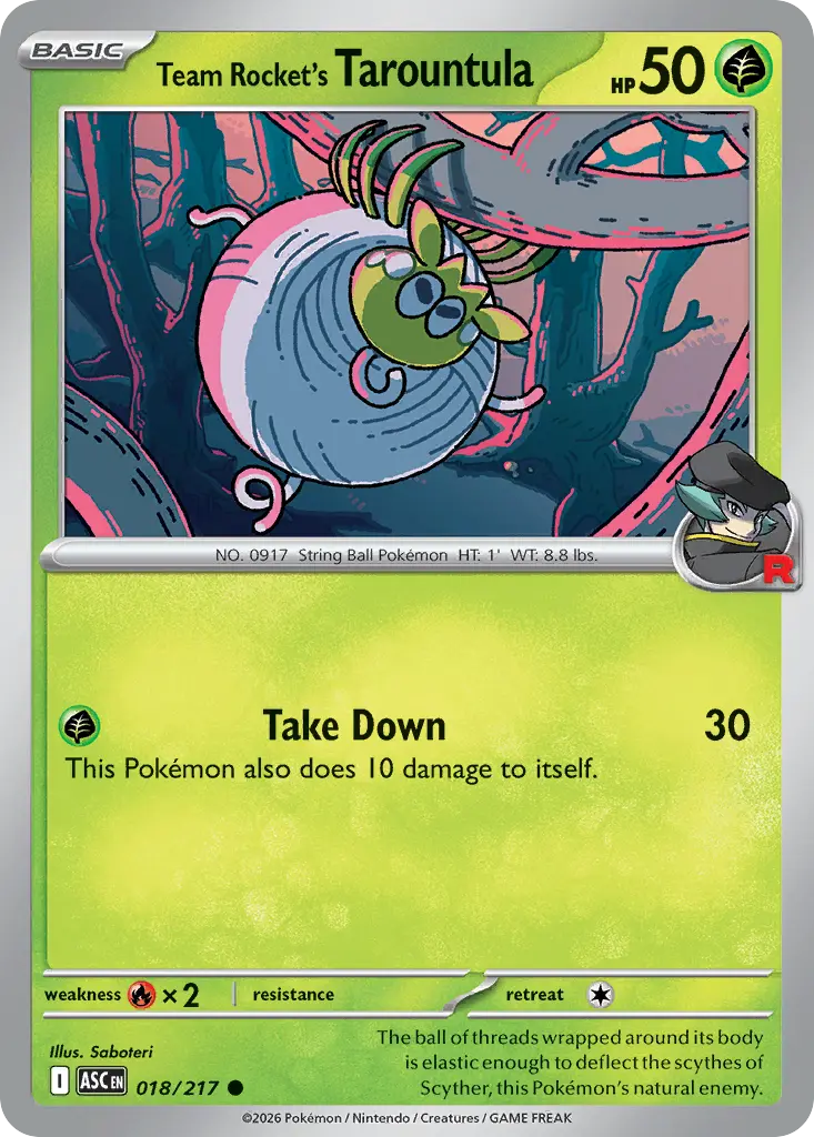 Team Rocket's Tarountula (Ascended Heroes) - Pokémon in TCG Land México