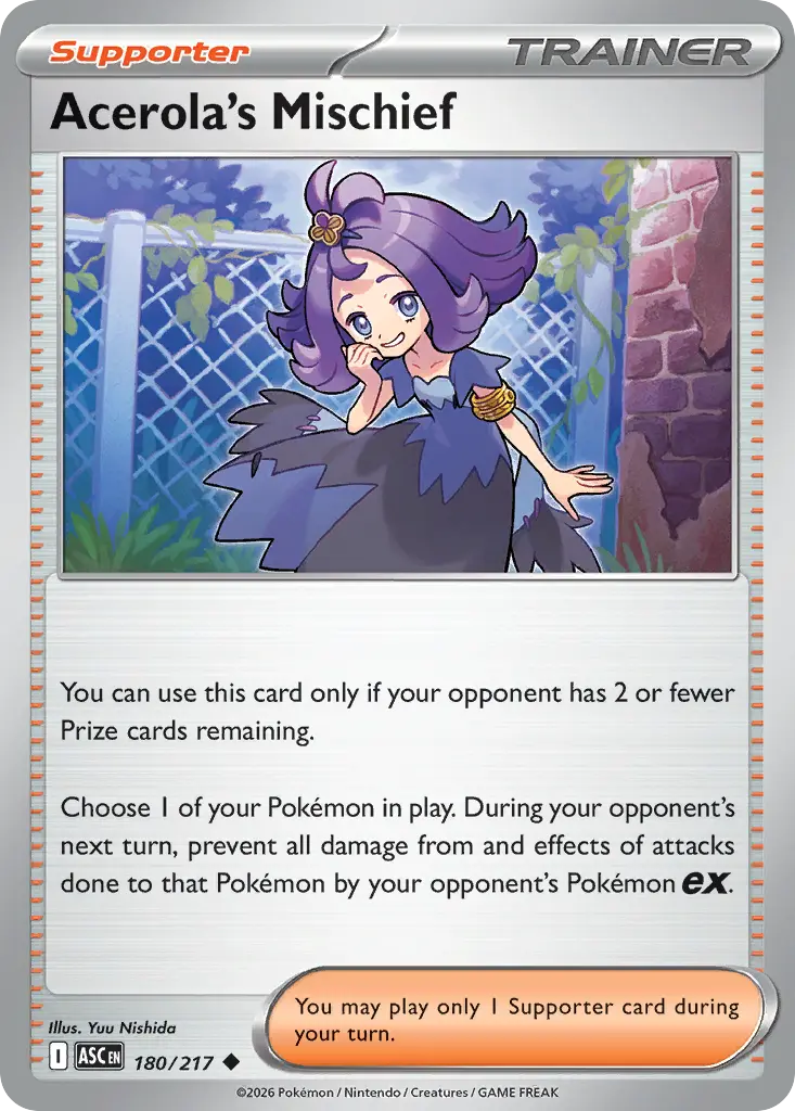 Acerola's Mischief (Ascended Heroes) - Pokémon in TCG Land México