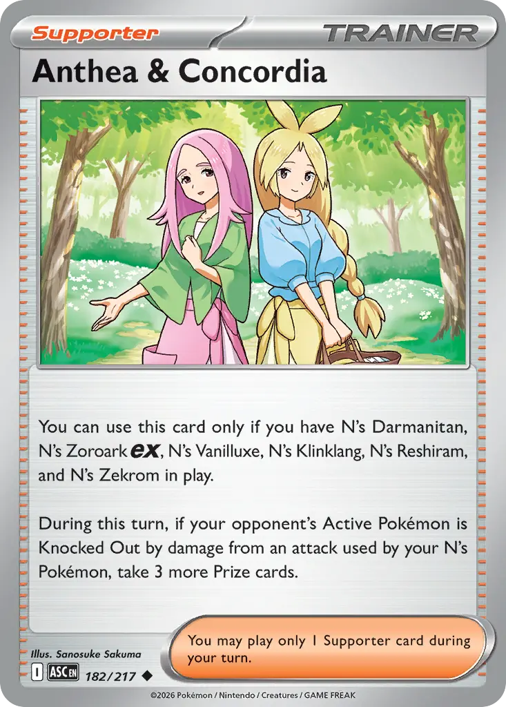 Anthea & Concordia (Ascended Heroes) - Pokémon in TCG Land México