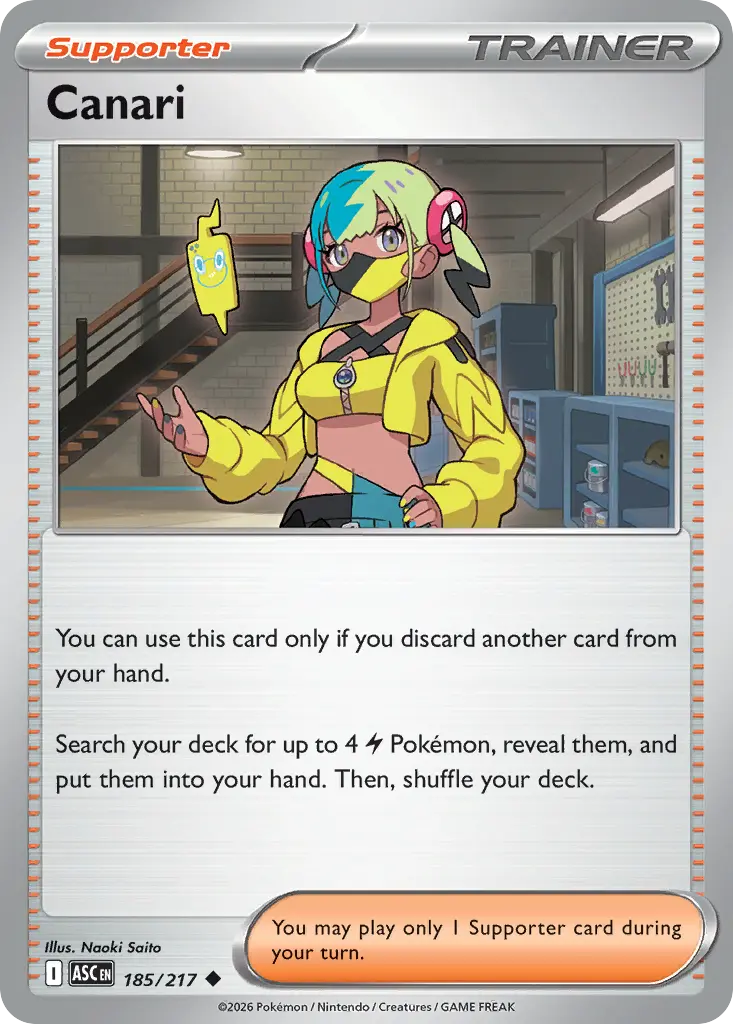Canari (Ascended Heroes) - Pokémon in TCG Land México