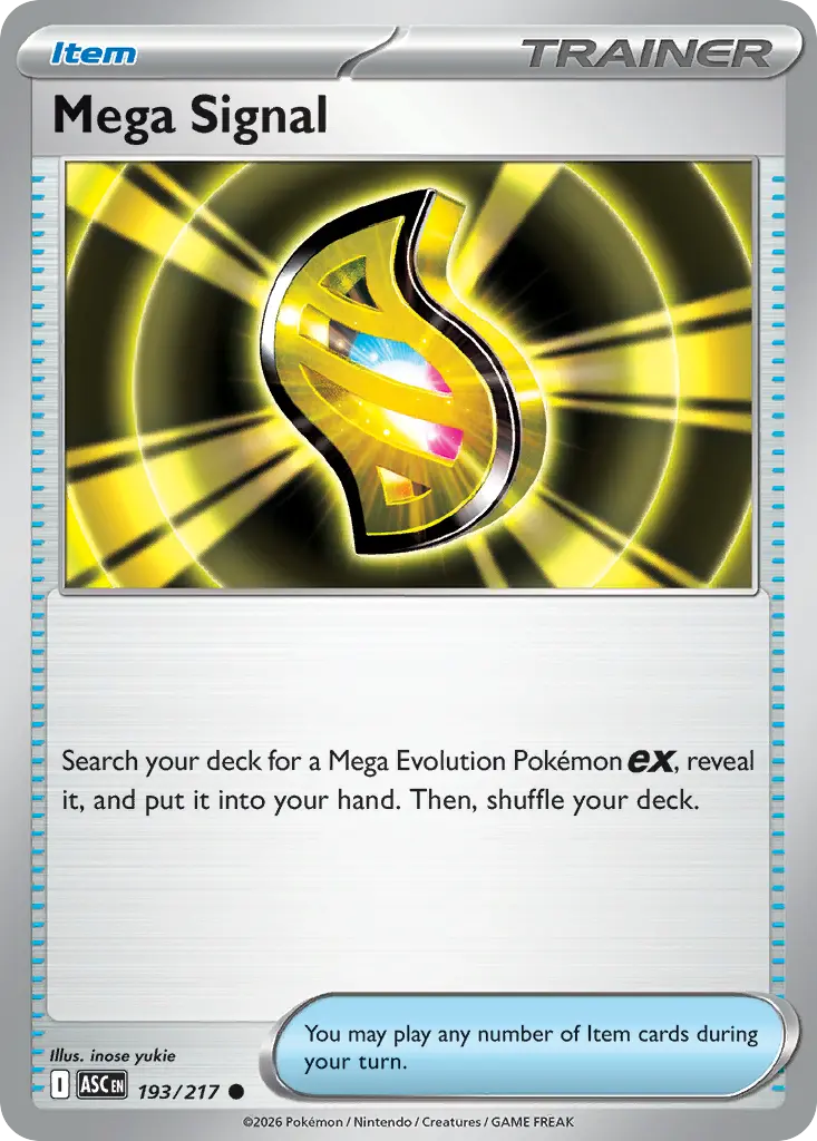Mega Signal (Ascended Heroes) - Pokémon in TCG Land México