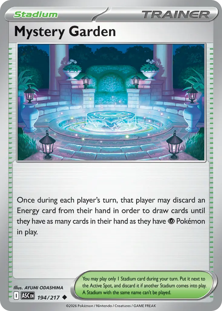Mystery Garden (Ascended Heroes) - Pokémon in TCG Land México