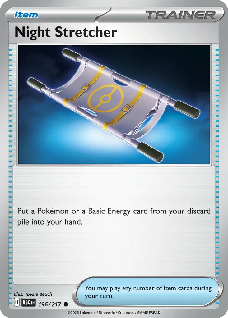 Night Stretcher (Ascended Heroes) - Pokémon in TCG Land México