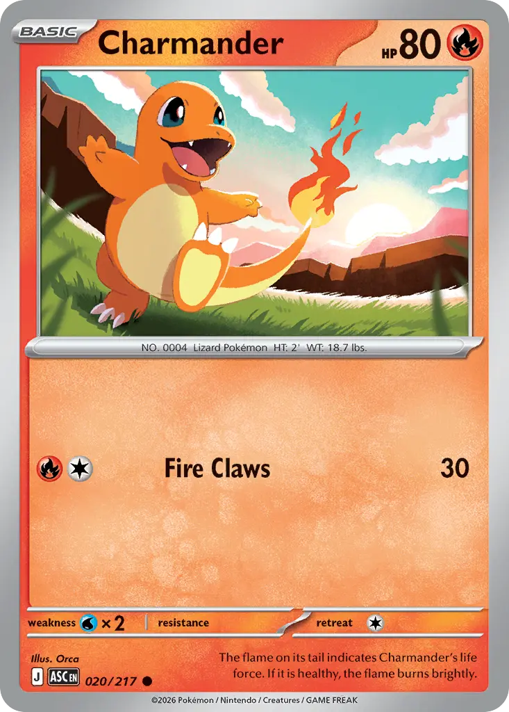 Charmander (Ascended Heroes) - Pokémon in TCG Land México