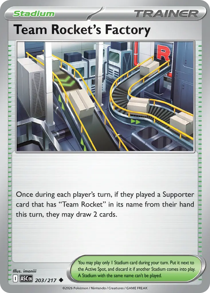 Team Rocket's Factory (Ascended Heroes) - Pokémon in TCG Land México