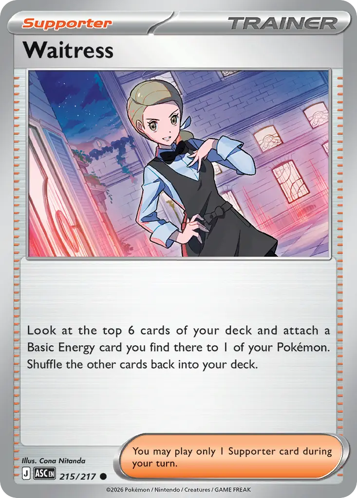 Waitress (Ascended Heroes) - Pokémon in TCG Land México