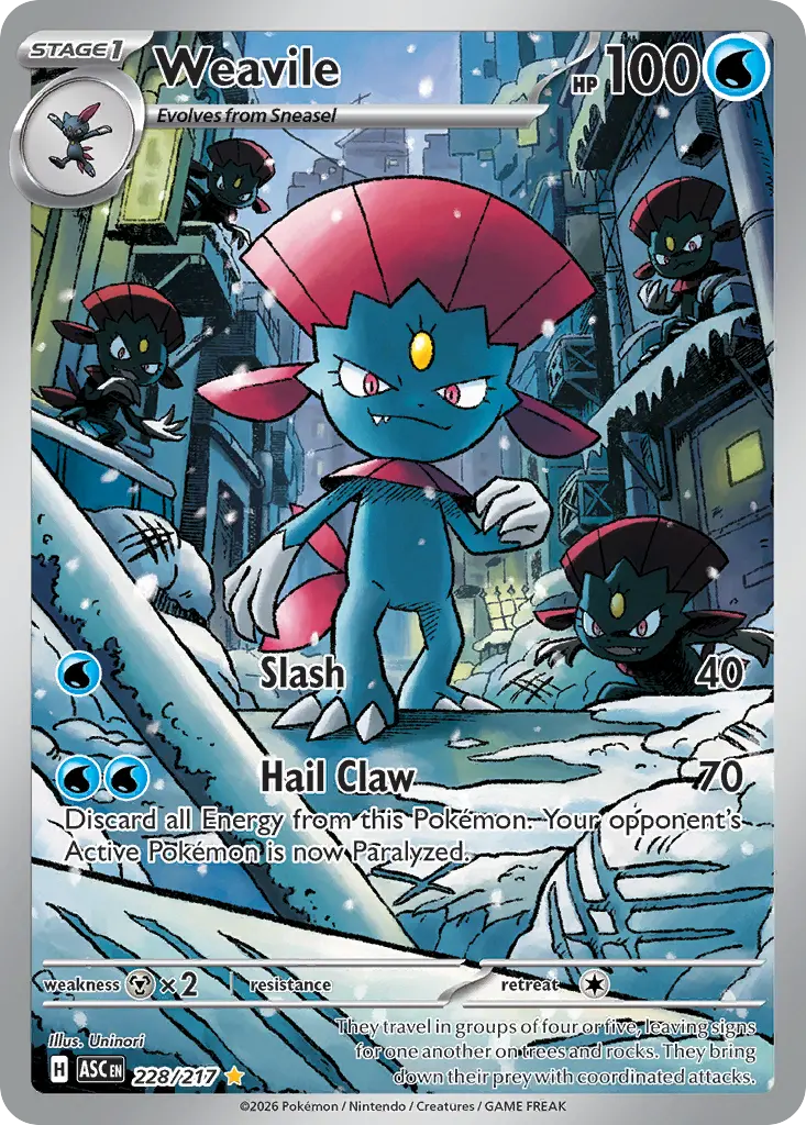 Weavile (Ascended Heroes) - Pokémon in TCG Land México