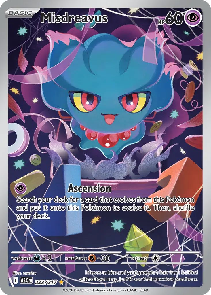 Misdreavus (Ascended Heroes) - Pokémon in TCG Land México
