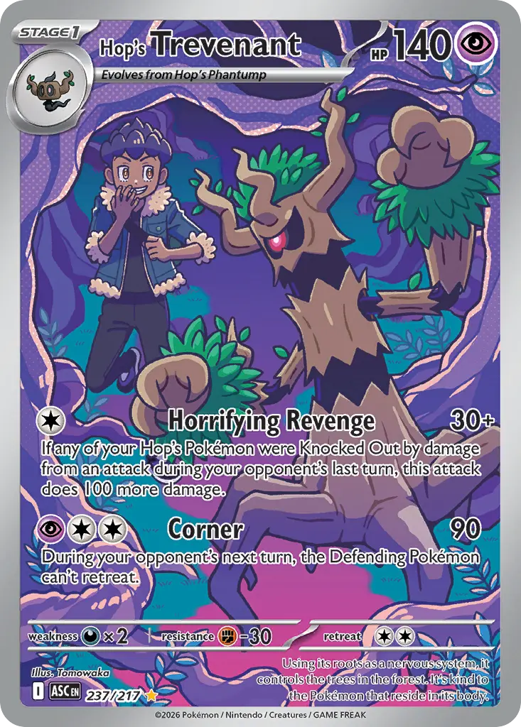 Hop's Trevenant (Ascended Heroes) - Pokémon in TCG Land México