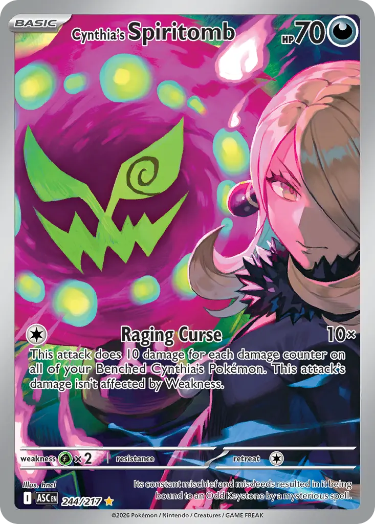 Cynthia's Spiritomb (Ascended Heroes) - Pokémon in TCG Land México