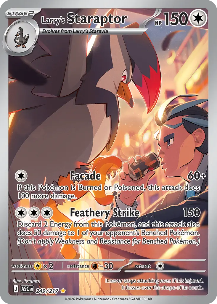 Larry's Staraptor (Ascended Heroes) - Pokémon in TCG Land México