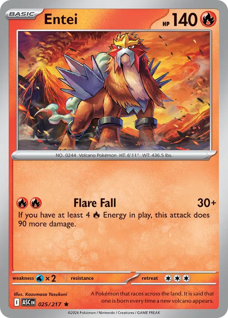 Entei (Ascended Heroes) - Pokémon in TCG Land México