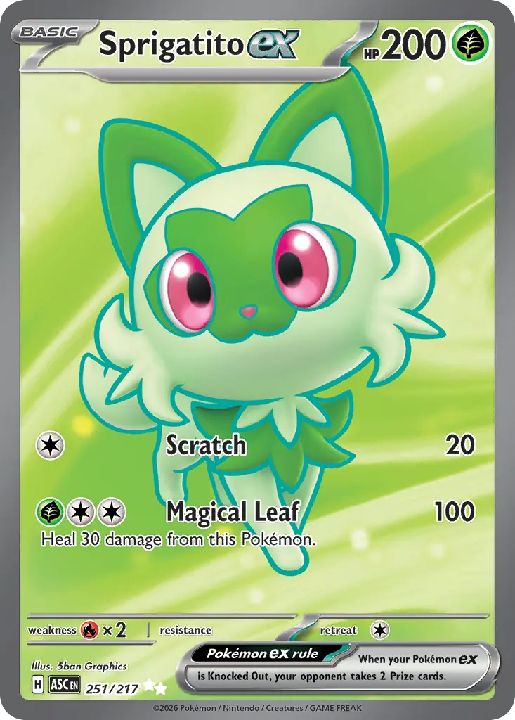 Sprigatito ex (Ascended Heroes) - Pokémon in TCG Land México