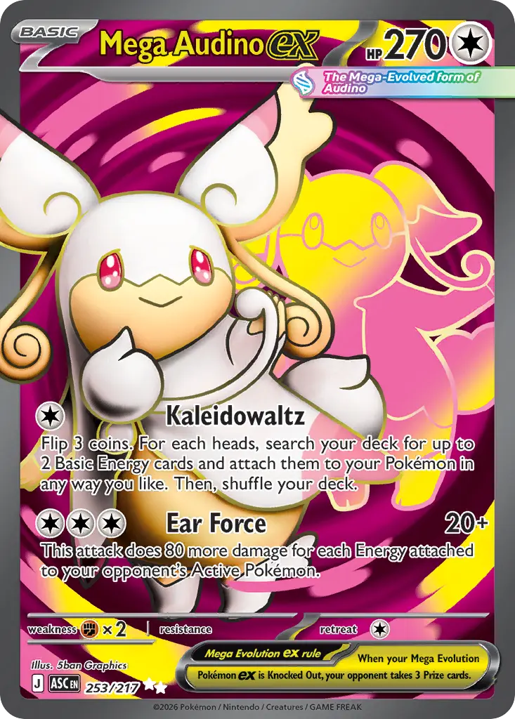 Mega Audino ex (Ascended Heroes) - Pokémon in TCG Land México