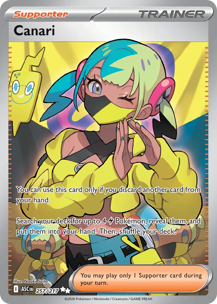 Canari (Ascended Heroes) - Pokémon in TCG Land México