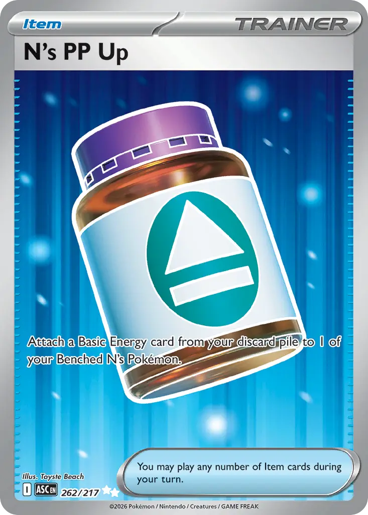 N's PP Up (Ascended Heroes) - Pokémon in TCG Land México