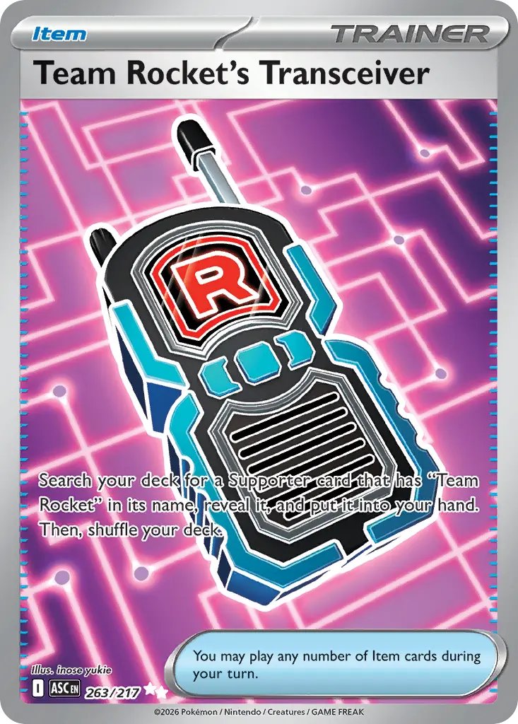 Team Rocket's Transceiver (Ascended Heroes) - Pokémon in TCG Land México