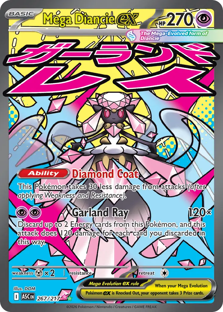 Mega Diancie ex (Ascended Heroes) - Pokémon in TCG Land México