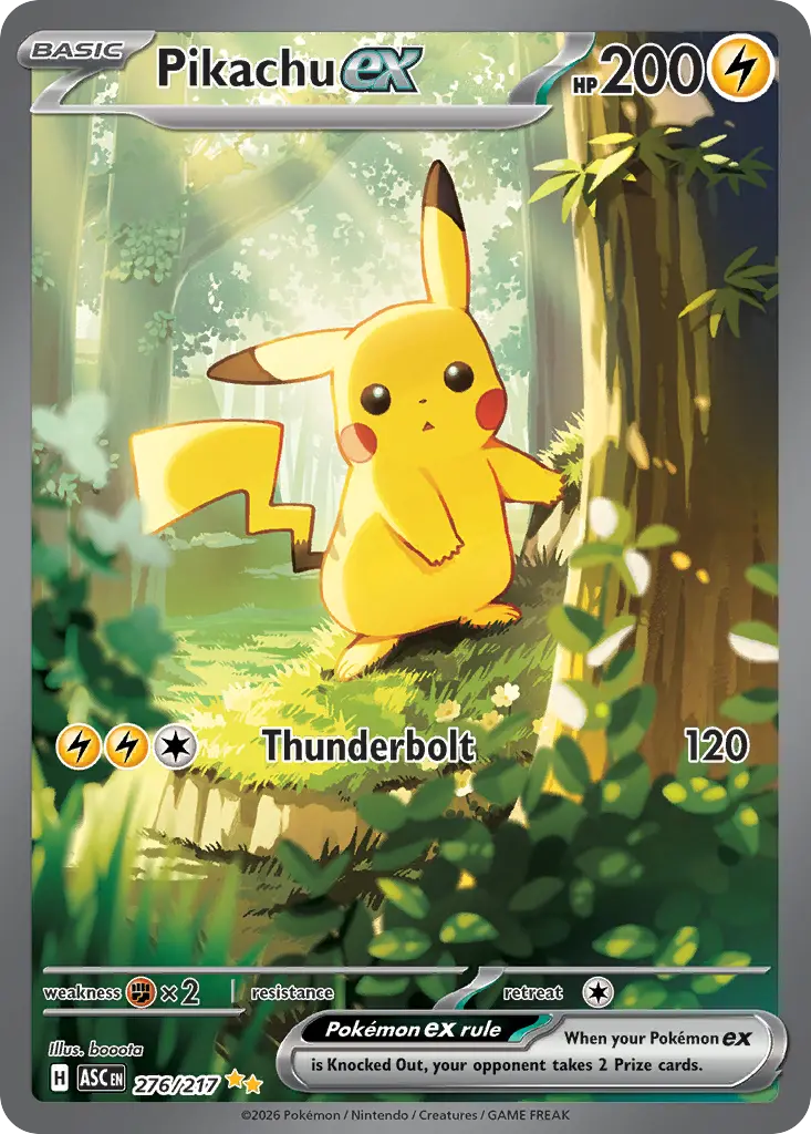 Pikachu ex (Ascended Heroes) - Pokémon in TCG Land México
