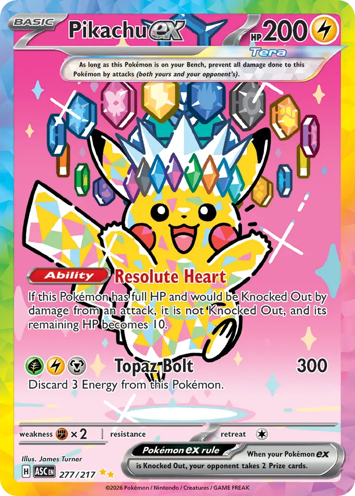 Pikachu ex (Ascended Heroes) - Pokémon in TCG Land México