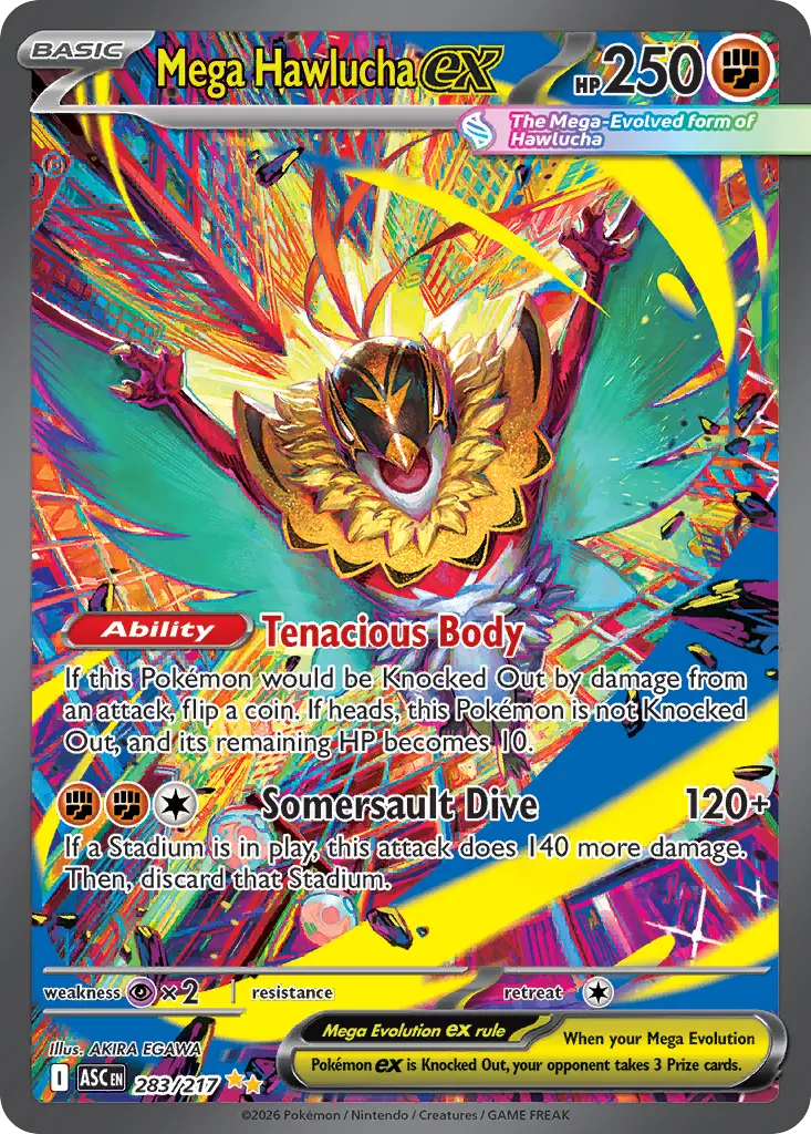Mega Hawlucha ex (Ascended Heroes) - Pokémon in TCG Land México