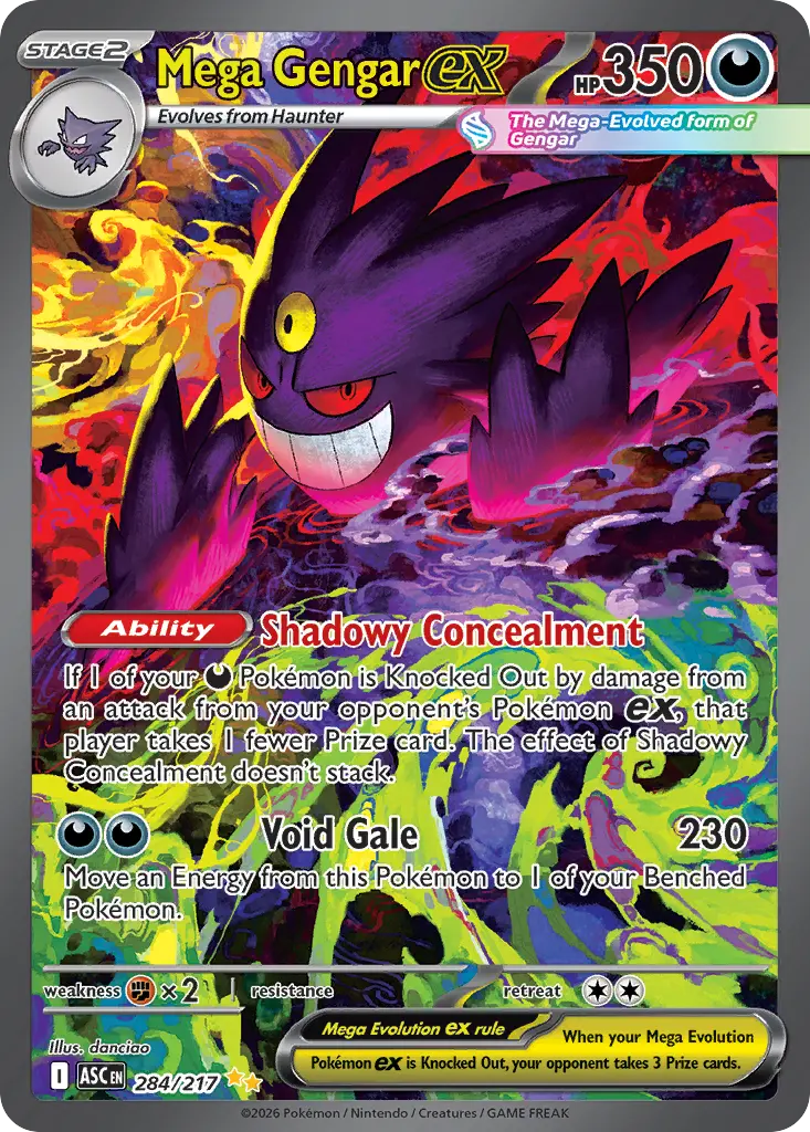 Mega Gengar ex (Ascended Heroes) - Pokémon in TCG Land México