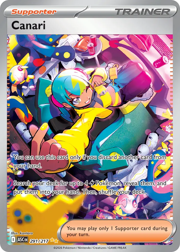 Canari (Ascended Heroes) - Pokémon in TCG Land México