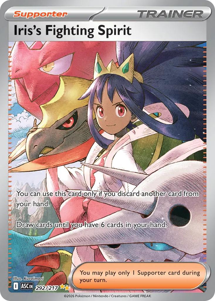 Iris's Fighting Spirit (Ascended Heroes) - Pokémon in TCG Land México